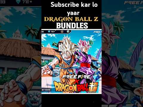 Dragon Ball Z Bundles 😱 || #freefire #freefiremax #trending #shorts #dragonball #shortsfeed