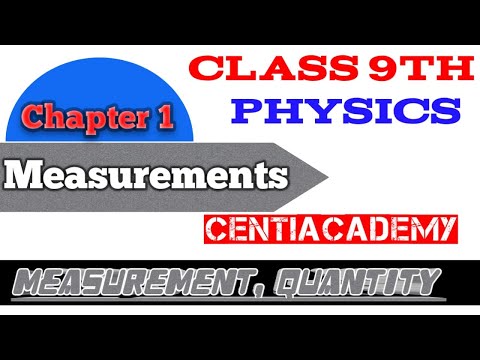 Ch1: Measurements| Measurement/Unit/Physical Quantity| |Class 9th & 1st Year Physics| | Part a|