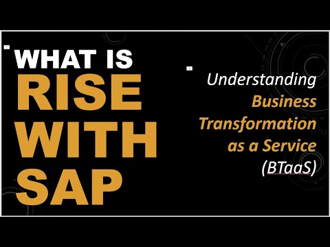 What is RISE WITH SAP, Understanding SAP's Business Transformation as a Service (BTaaS), #saprise