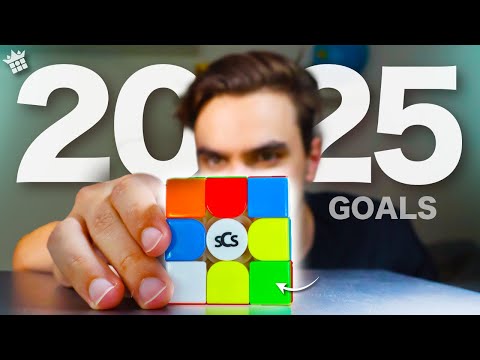 What are my 2025 Speed Cubing GOALS? | Rubik's Cube Competitions