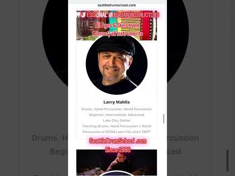 Seattle Drum School of Music: professional musician instructors since 1986!