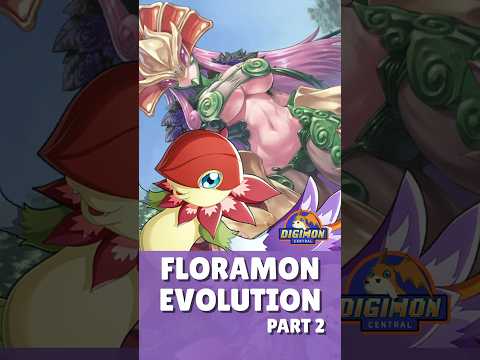 Floramon Evolution Line Part 2 #Shorts