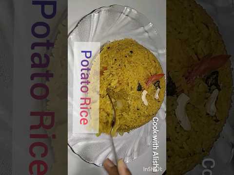 Potato rice recipe #food #viral #viralshorts #shortsfeed #recipe #cooking #trendingshorts #shorts