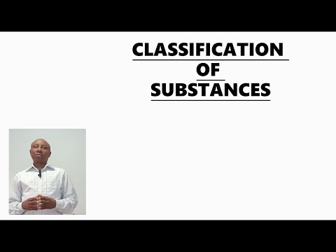 Classification of substances