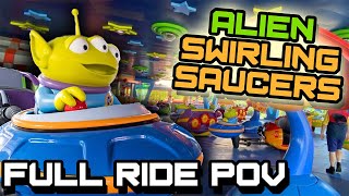 Alien Swirling Saucers POV Ride - Toy Story Land at Disney’s Hollywood Studios