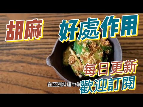 EP 189 胡麻（Sesame）的好處與作用 促進心血管健康 提供能量 促進皮膚健康