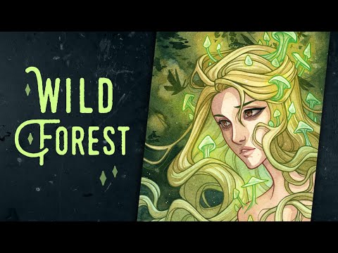 Wild Forest - Paint Luminous Hair with Me