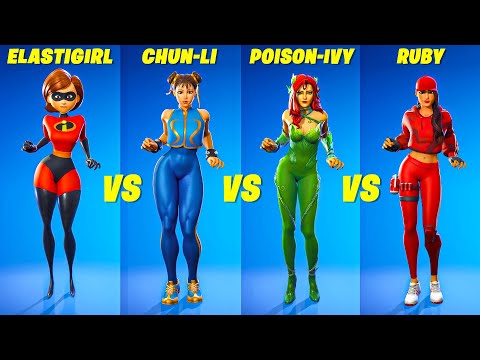 Elastigirl vs. Chun-Li vs. Poison Ivy vs. Ruby