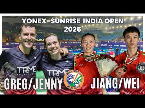 GREG MAIRS/JENNY MAIRS@BadmintonInsight 🏴󠁧󠁢󠁥󠁮󠁧󠁿 VS JIANG/WEI🇨🇳: YONEX-SUNRISE INDIAN OPEN 2025