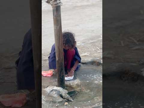 #simple #girl #washing #cap #shorts