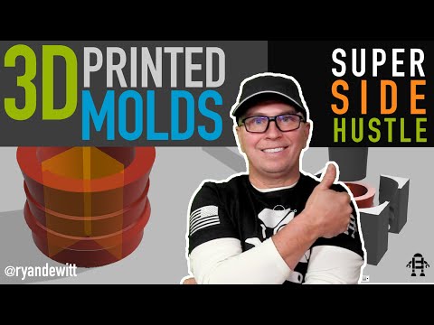 3D Printed Mold -  Tutorial Fusion 360 - Plastic Molds