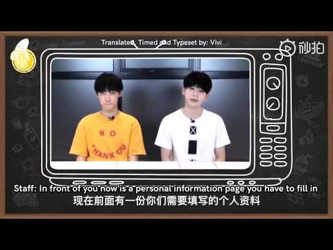 [ENG SUB] TRAINEE18 Che Huixuan 车慧轩 ft Li Huangyi 李皇逸 | Profile and Q&A