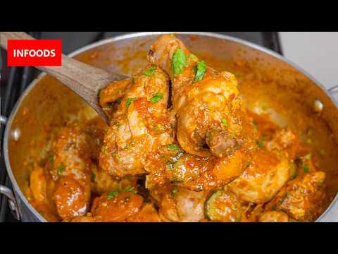 Chicken Curry and Spaghetti Rice Recipe | How to Cook Chicken Curry with Spaghetti | Infoods