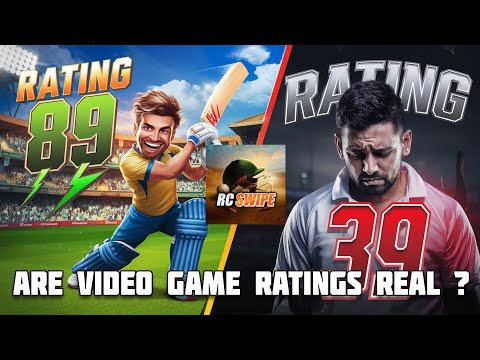 Bumrah vs Kohli in Cricket video games : are Batsman bowlers rating matters ? Real Cricket Swipe EP2