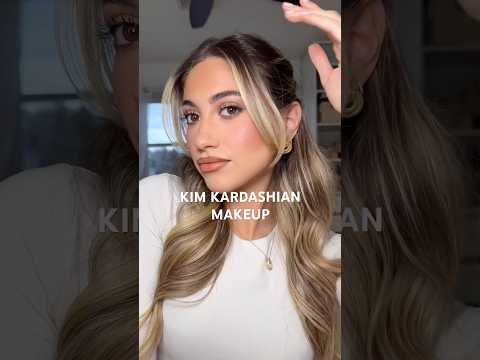 recreating Kim Kardashian’s Makeup from the Skims store opening in NYC 🤍 #makeup #makeuptutorial