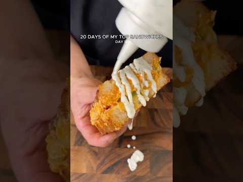 Buffalo Chicken Melt  #asmr #recipe #sandwich #cooking