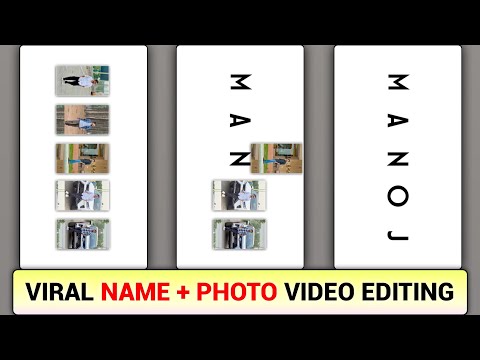 Name + Photo Editing Trending Video Editing | New Trending Name Video Editing