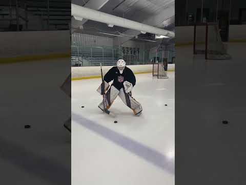 Inside Edge Advanced Goalie Skating Drill by @coachliddell #goalie #goaliecoaches