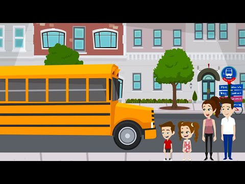 Wheels on the Bus 🚌 - Kids Songs & Nursery Rhymes & Cartoons