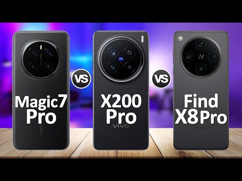 vivo X200 Pro VS Oppo Find X8 Pro VS Honor Magic 7 Pro