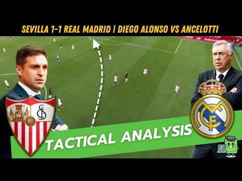 SEVILLA 1-1 REAL MADRID | TACTICAL ANALYSIS | DIEGO ALONSO VS ANCELOTTI