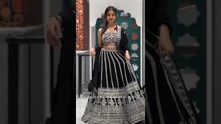 New fashionable lengha choli 🖤🖤 #fashion #girlfashionstore #lenghas #dress #shorts