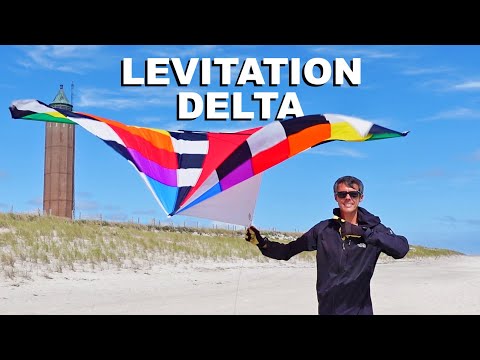 Flying my Levitation Delta kite up to 1,000 feet!