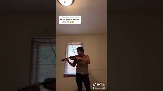 Bad Bunny / Ñengo Flow / Jowell & Randy - Safaera Violin Cover (from TikTok