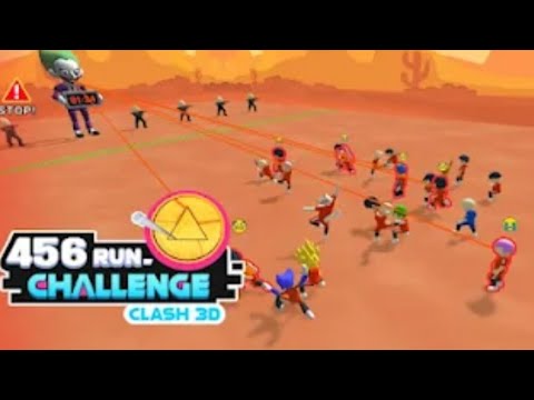 456 RUN CHALLENGE CLASH 3D GAME PLAY