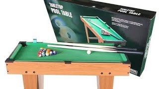 How to install Tabletop Pool Table | Mini Billiard Table