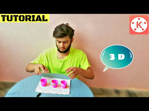 Real 3d painting editing with KineMaster professional video editor apps