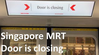 Singapore MRT Door is closing