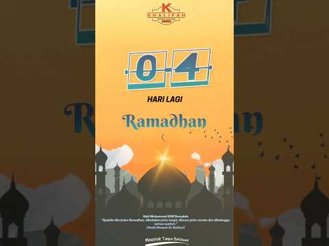 KCSB | RAMADHAN 4 HARI LAGI #shortsvideo #ramadhan #islamic #fastingmonth #countdown #ramadan