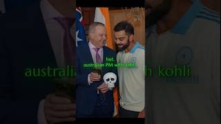 australian PM with virat kohli 🐐🙌 #viratkohli #australia #shorts