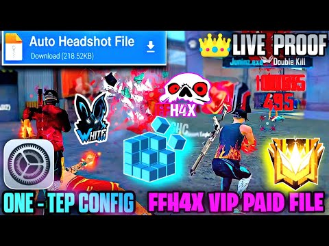 Free fire Auto Headshot Config File🎯🌠 Macro Aimbot + No Recoil Regedit ‼️ Antiban VIP Script 👽