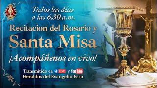 ⚜️ Rosario y SANTA MISA EN VIVO ⚜️ Martes del Tiempo Ordinario 2025 | 6:30am