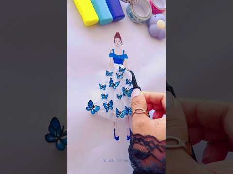 Dress design 🦋#youtubeshorts #shorts #shortvideo #viralvideo