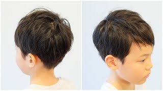 [キッズカット]美容師が教える男の子の髪の切り方/Hairstyle for Kids/ hair works &SOL ♯92