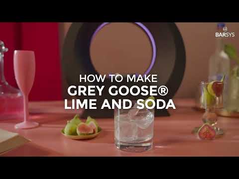 HOW TO MAKE GREY GOOSE LIME AND SODA