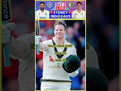 Steve Smith | 1st inning 5th Test vs India #trendingshorts #viralvideo