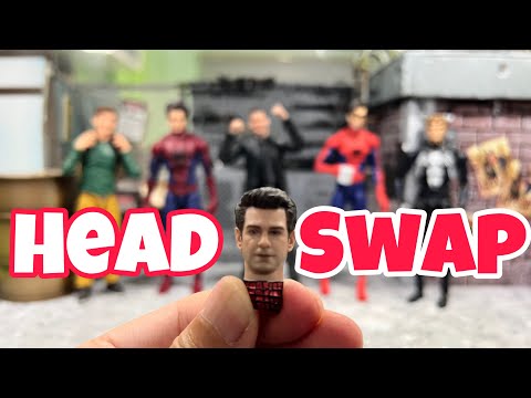 HEAD SWAP: Manipple Andrew Garfield Head Sculpt Spider-Man