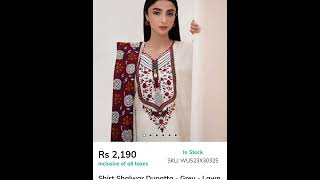 zellbury lawn dresses of 2023/zellbury reasonable price dresses/zellbury