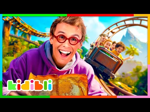 I ride Roller Coasters at PortAventura World | Fun Educational videos for Kids | Kidibli