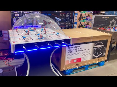 MD SPORTS DOME HOCKEY WITH ELECTRONIC SCORER BUBBLE HOCKEY AT COSTCO CLOSER LOOK HOCKEY GAMES