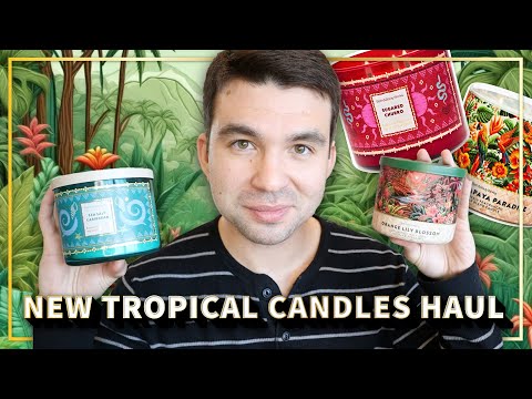 NEW Tropical Candles 2025 – Bath & Body Works Haul