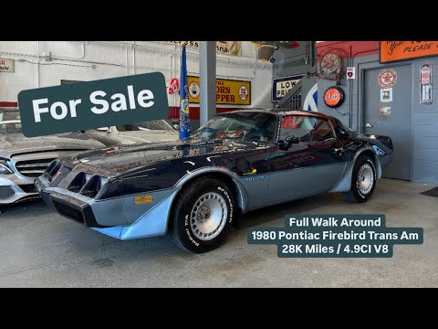 FOR SALE : (Walk Around) 1980 Pontiac Firebird Trans AM ~ 28K Miles ~ Documented ~ $37,900