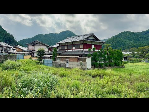 4K Japan Walk - Beautiful Japanese Village in Kyoto | Countryside Village Japan