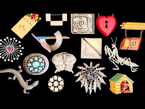 LOOK FOR THESE! GOODWILL, AUCTION, EBAY SCORES! 15 FAVORITE VINTAGE PINS! #art #jewelry #collection