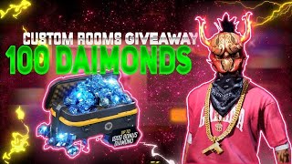 Giveaway Free Bundle 100 Diamond 😱 And 8 Kill Booyah Dg Abhay Gaming Free Fire Live