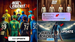 Real Cricket 24 3.0 Update | Dream Cricket 25 2.0 Update 😱 RC Swipe 550+ Real Face 😍 WCC2 Update!!